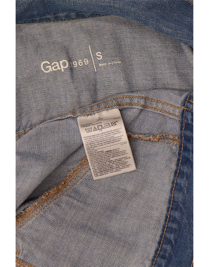 Gap Chaqueta vaquera corta para mujer UK 10 Small Blue Cotton