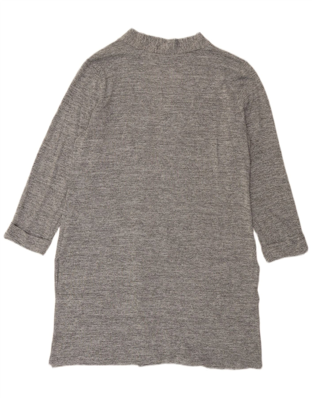 Lipsy Cárdigan abierto largo para mujer, talla 40, poliéster gris grande