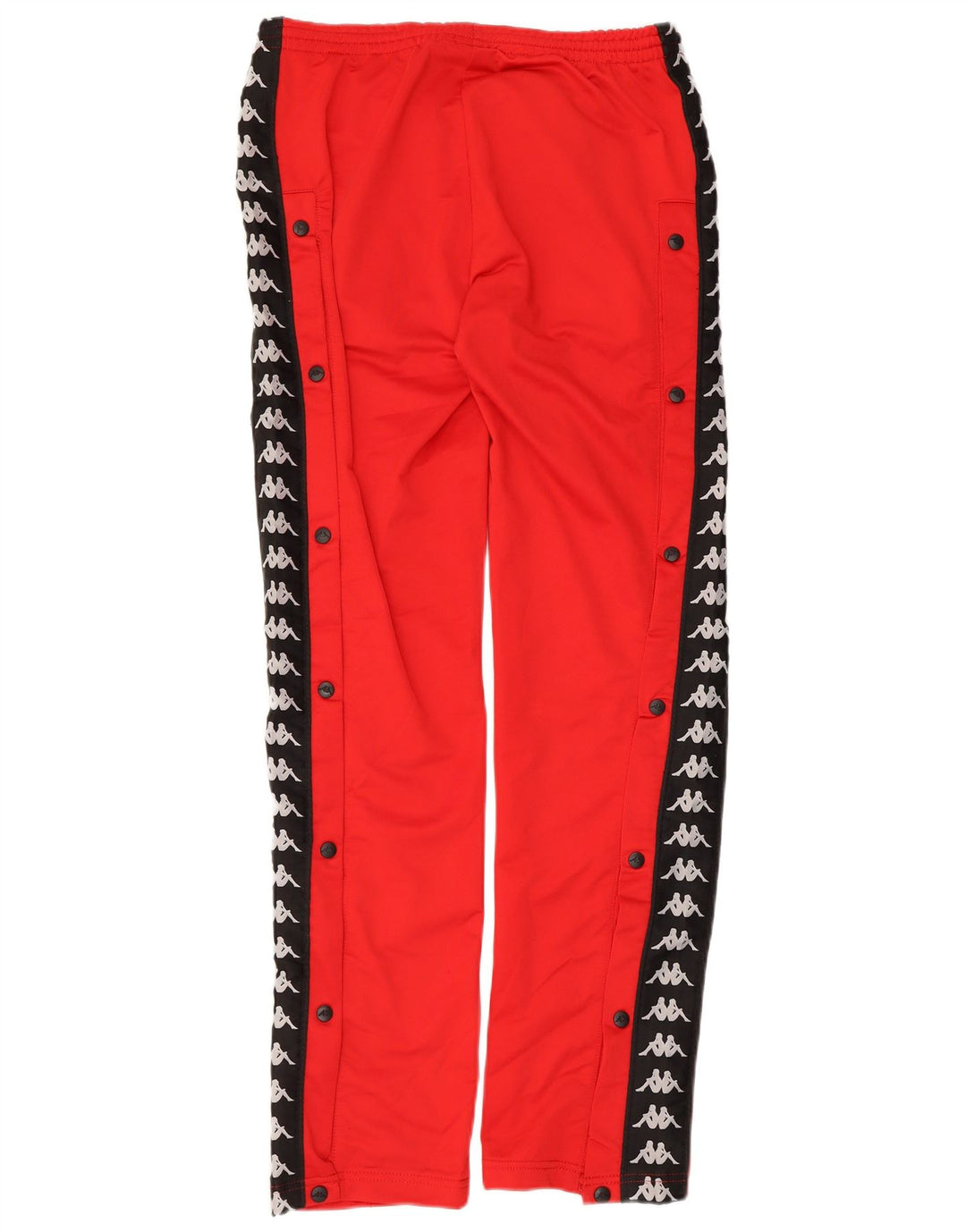 Kappa Hombre Pantalones De Chándal Gráficos Poliéster Color Block Rojo Medio