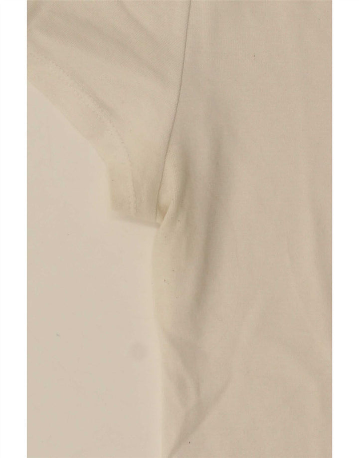 Levi's Camiseta para mujer Top UK 12 Medium White Cotton