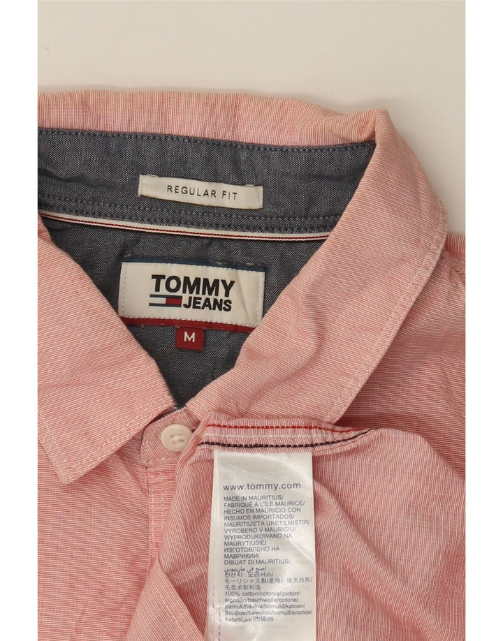 TOMMY HILFIGER Camisa Regular Fit Algodón Rosa Medio Hombre