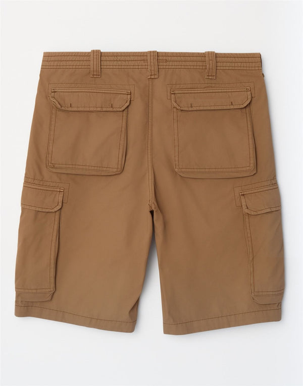 Best Company Pantalones cortos cargo regulares para hombre XL W34 Algodón beige