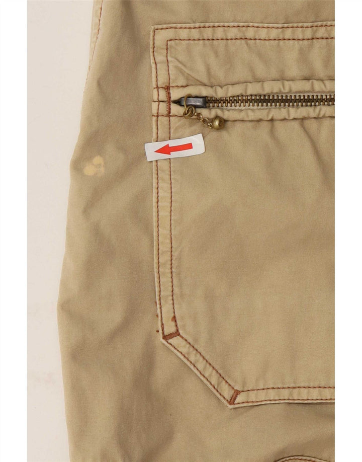 Marlboro Classics Pantalones cargo rectos para hombre W32 L34 Algodón caqui