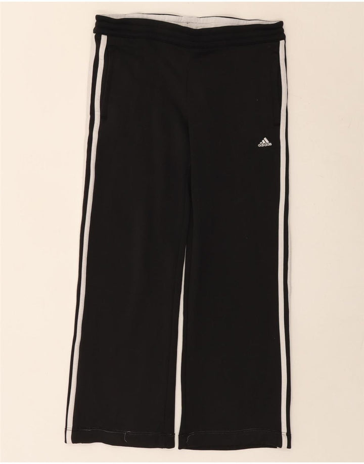 Adidas Mujer Climalite Chándal Pantalones UK 8 Pequeño Poliéster Negro