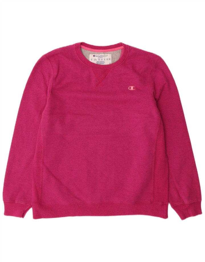 CHAMPION Sudadera para mujer Jumper UK 18 XL Algodón rosa