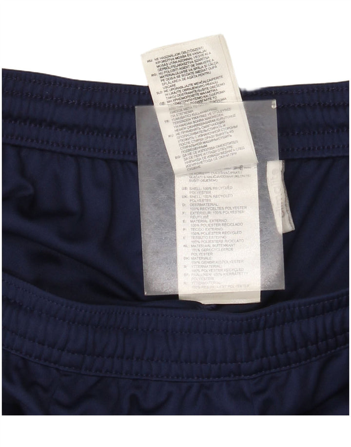 Adidas Mens Climalite Sport Shorts Grande Azul Marino Colorblock Poliéster