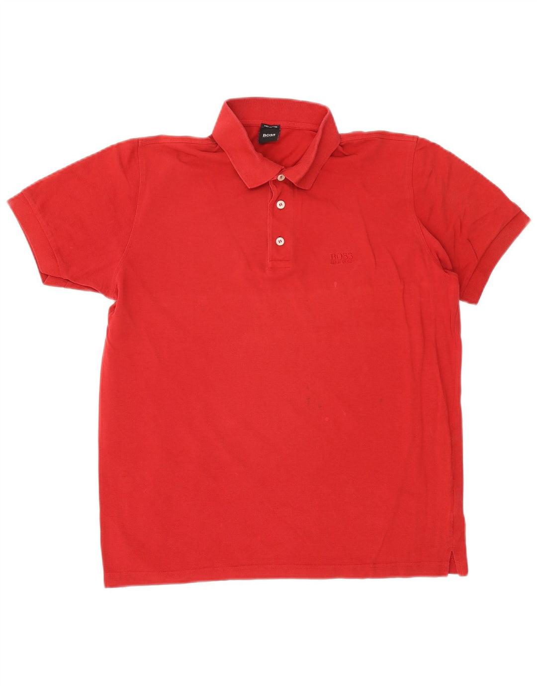 Polo Hugo Boss Hombre Algodón Rojo Medio