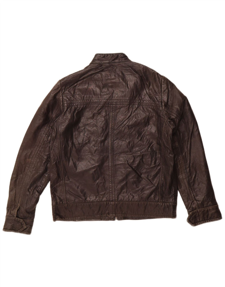 Marks & Spencer Chaqueta de cuero autógrafo para niños 13-14 años Cuero negro