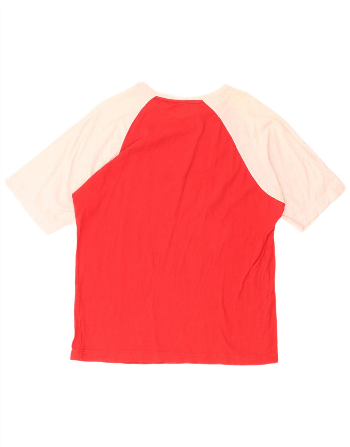 PUMA Camiseta gráfica para mujer UK 40 XL Rojo Colorblock