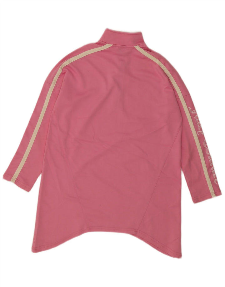 Juicy Couture Mujer Gráfico Jersey Chándal Top UK 40 Mediano Rosa