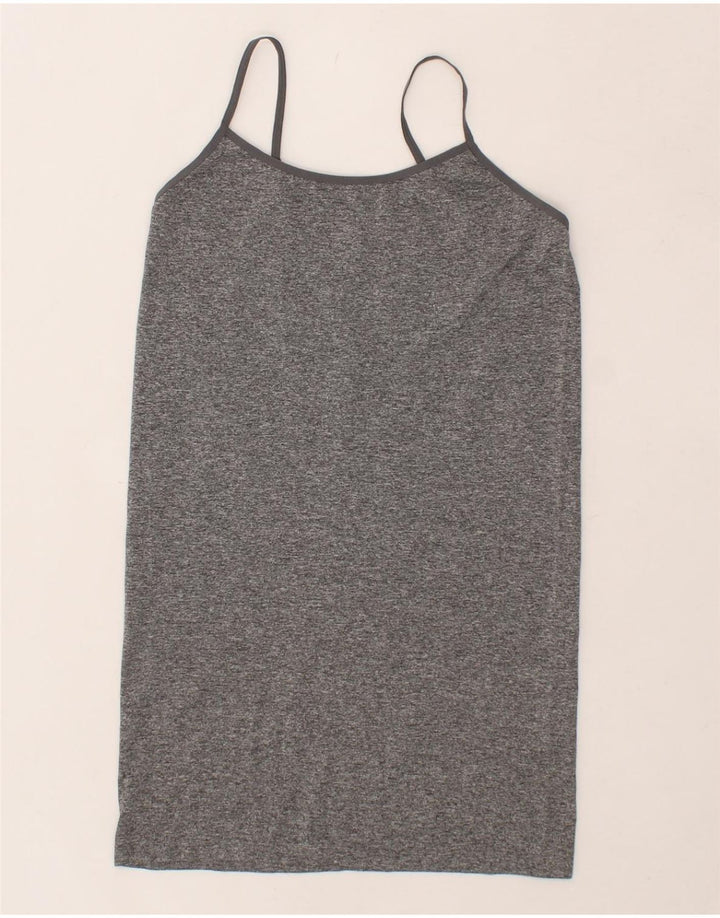 MOSSIMO Womens Sleeveless Shift Dress UK 12 Medium Grey Nylon Vintage Mossimo and Second-Hand Mossimo from Messina Hembry 