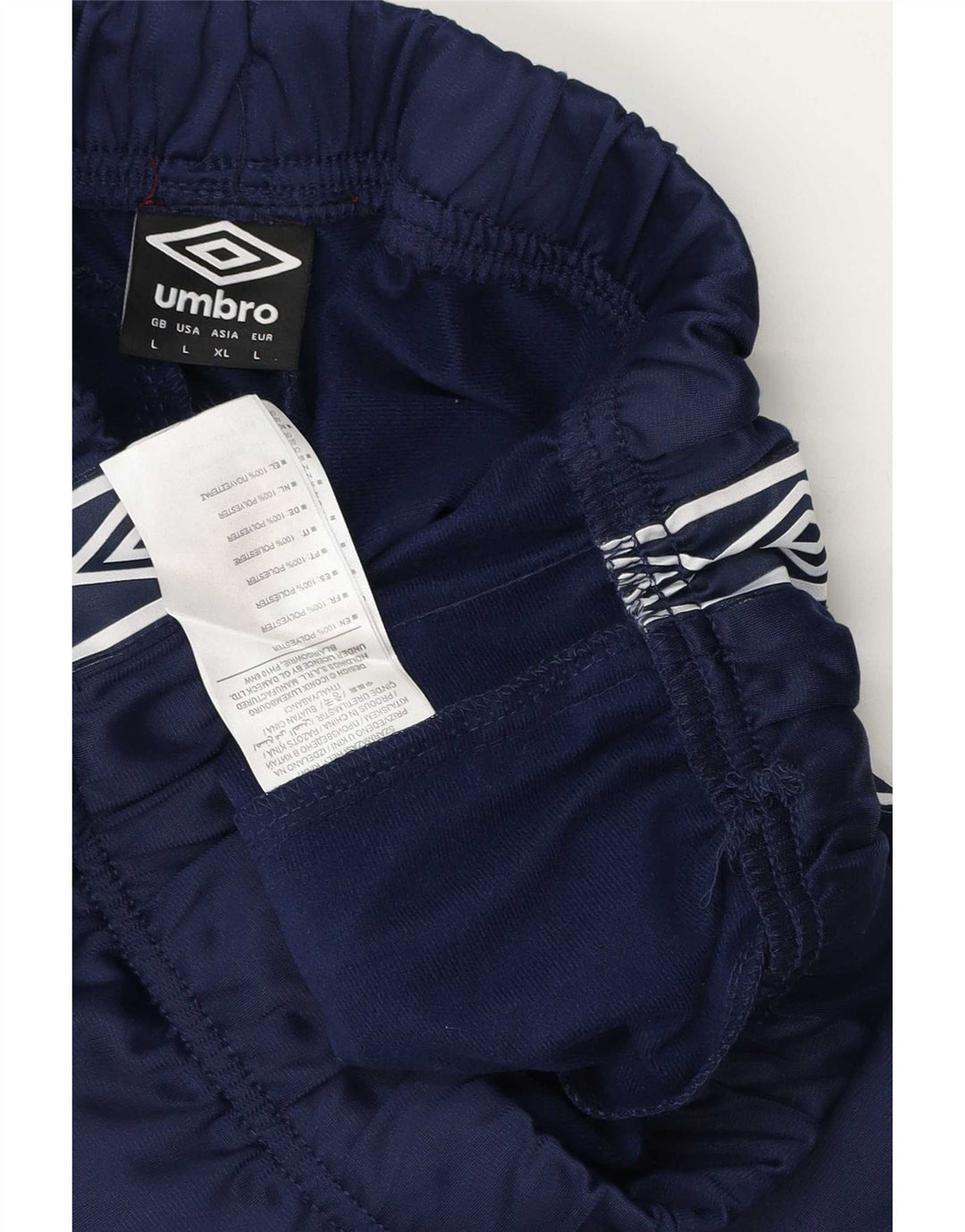 Umbro Pantalón De Chándal Gráfico Para Hombre Poliéster Geométrico Azul Marino Grande