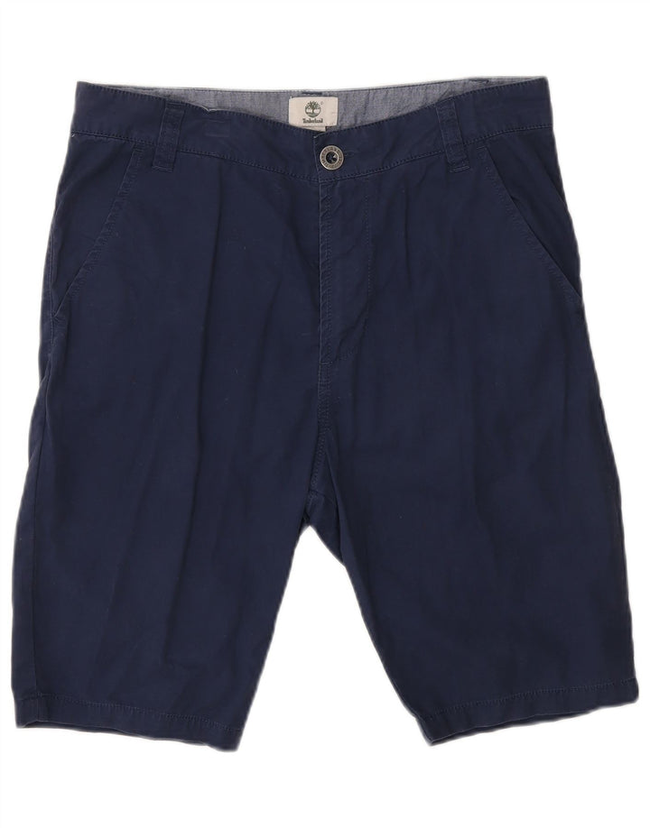 TIMBERLAND Pantalones cortos chinos para niño 15-16 años W30 Azul marino Algodón