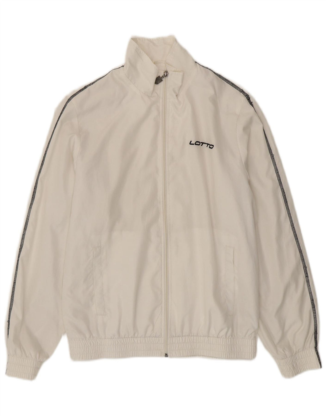 Lotto Hombre Chándal Top Chaqueta Mediana Poliéster Blanco
