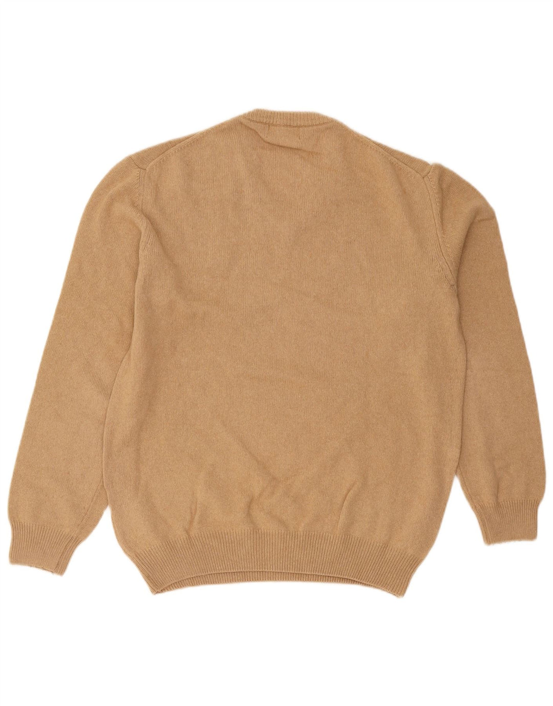 Kappa - Jersey con cuello en V para hombre, talla grande, algodón marrón