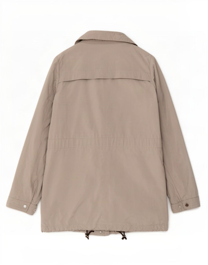 Geox Mujer Respira Parka Chaqueta UK 12 Poliéster Gris Medio