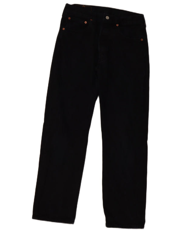 Levi's Mujer 501 Vaqueros Rectos W32 L30 Algodón Negro