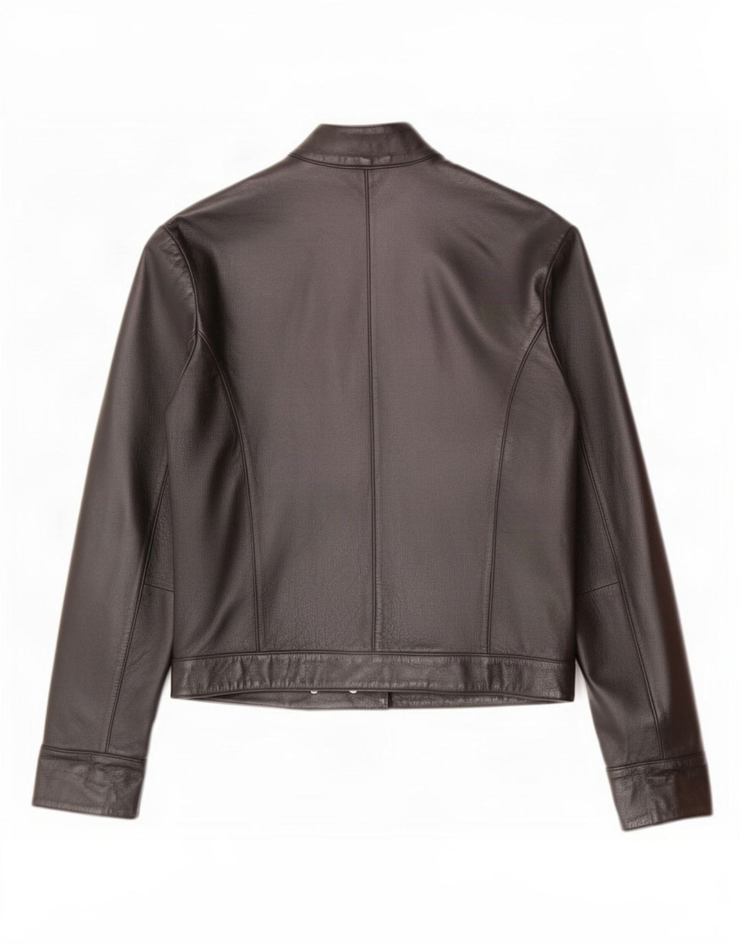 Chaqueta de cuero para mujer Les Boulevards IT 44 Medium Black