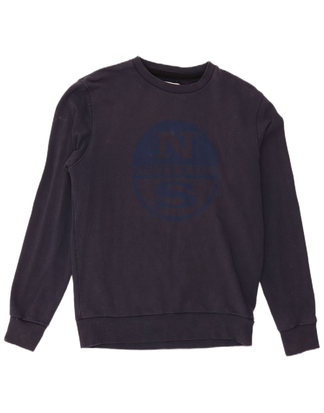 North Sails Hombre Sudadera Gráfica Jumper Medium Azul Marino Algodón
