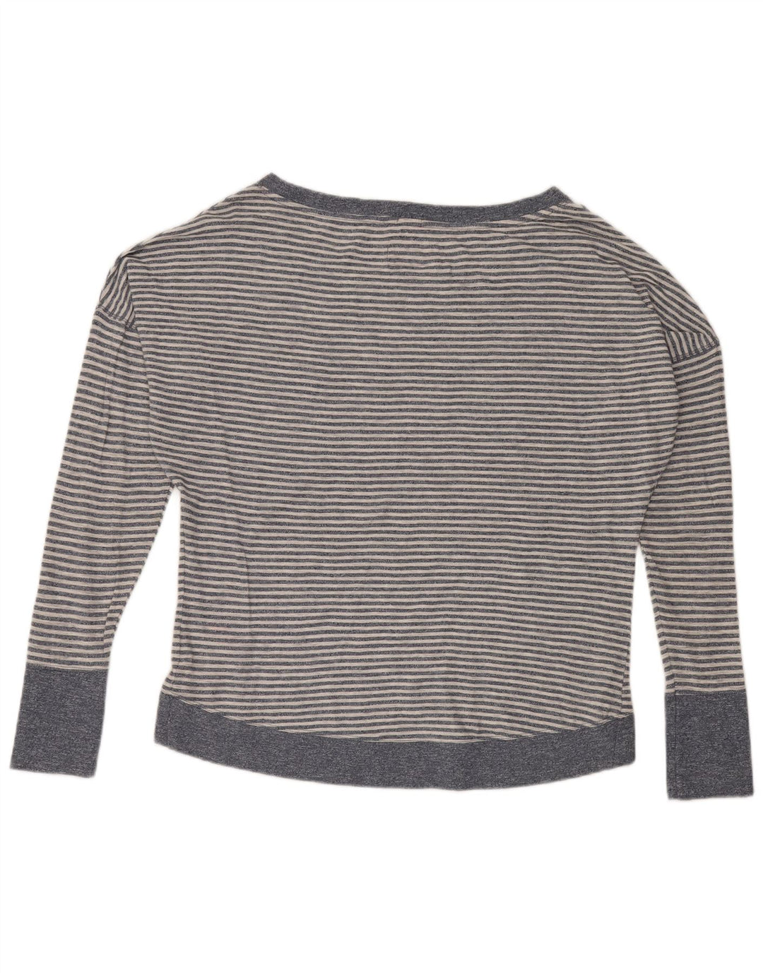 Superdry Blusa extragrande para mujer UK 46 Algodón a rayas azules grandes