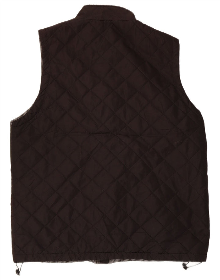 Pierre Cardin Chaleco acolchado para hombre UK 44 2XL Marrón Poliéster