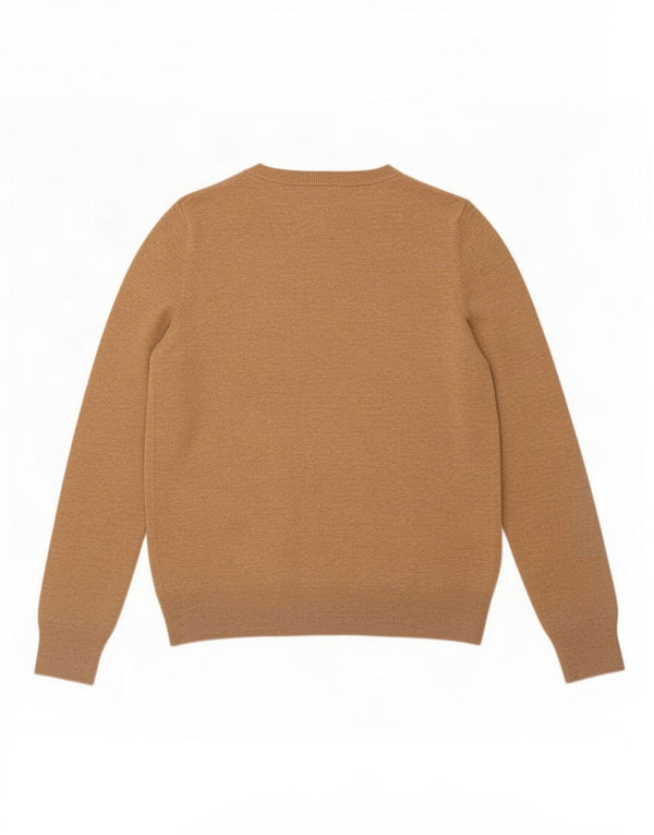 Gap Suéter gráfico con cuello de barco para mujer US 8 Medium Brown Nylon