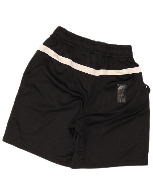 Pantalones cortos deportivos con estampado gráfico de hombre Nike Poliéster color block en negro mediano