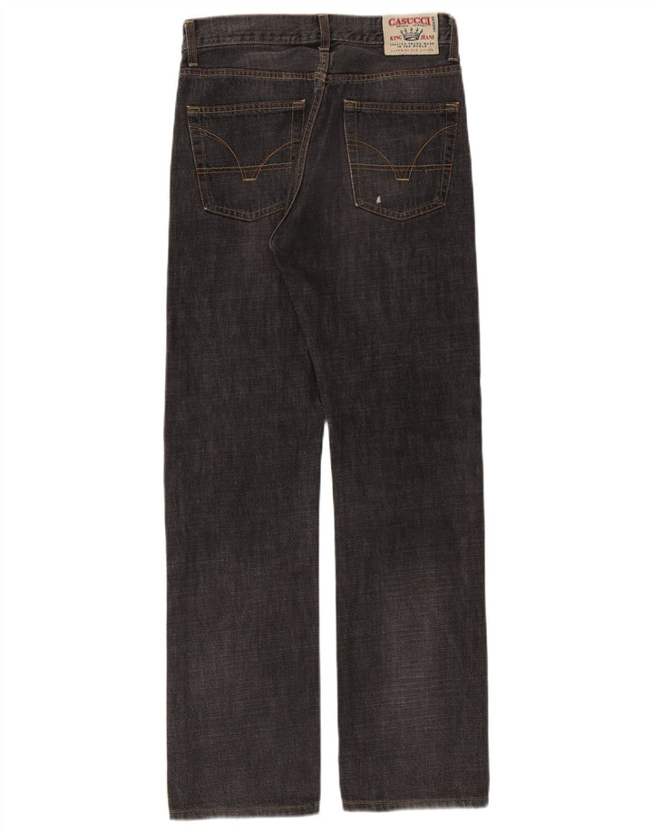 Casucci Jeans rectos para hombre IT 46 Small W32 L31 Algodón negro