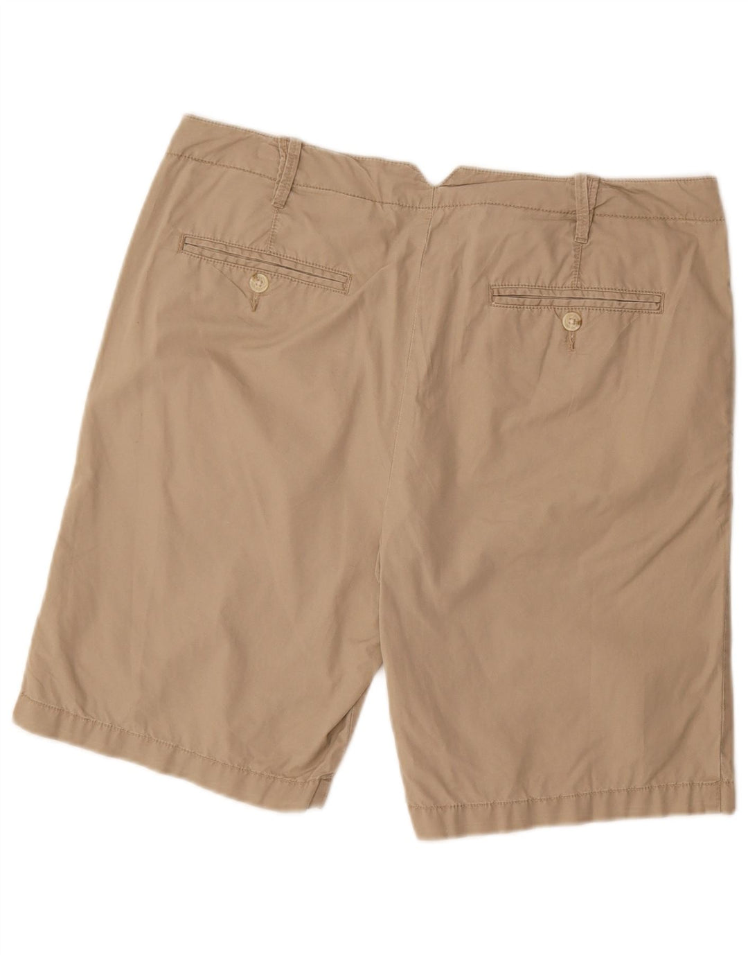 PENGUIN Pantalones cortos chinos para hombre mediano W32 algodón beige