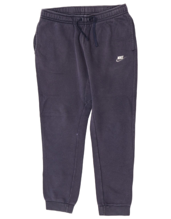 Nike - Pantalones de chándal para hombre, talla grande, color azul marino, algodón, deportivos