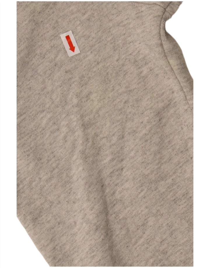 Jack & Jones Hombre Sudadera Con Capucha Gráfica De Algodón Gris Medio