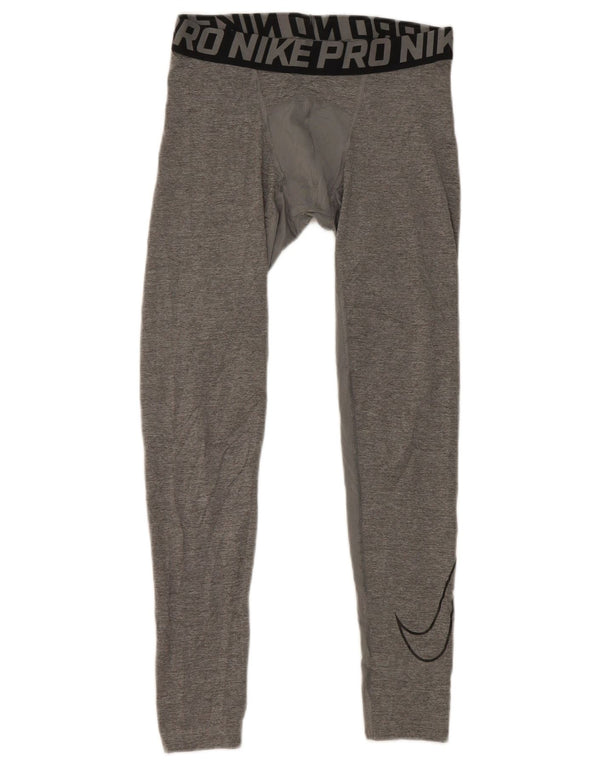 Nike Leggings Dri Fit Graphic para niños 12-13 años Grande Gris Colorblock