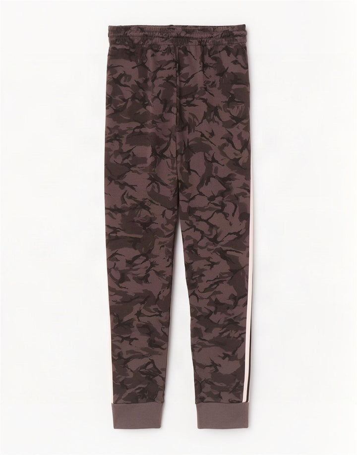 Adidas Hombre Pantalones De Chándal Joggers Gris Medio Camuflaje Algodón