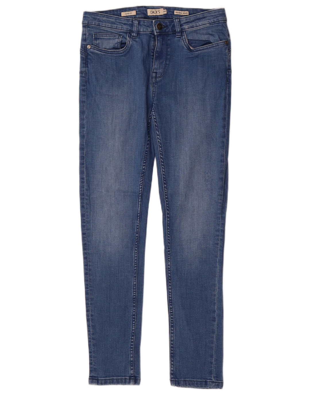 Dack's Jeans Slim para Mujer IT 44 Medium W30 L28 Algodón Azul