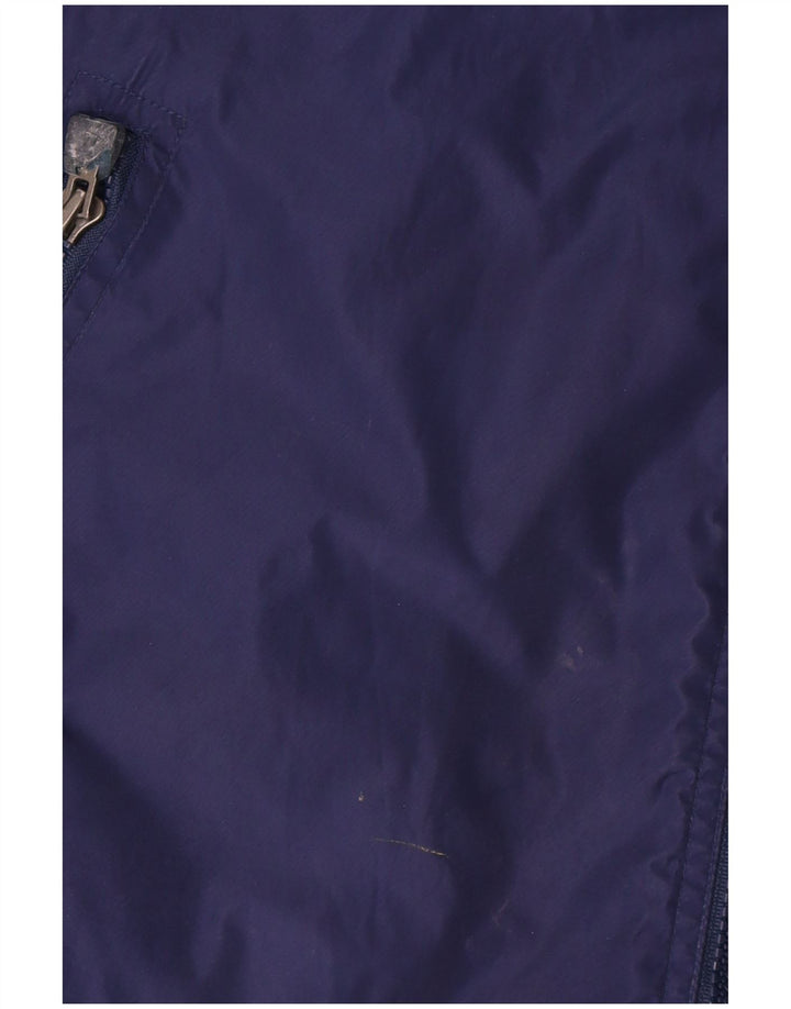 Adidas Chaqueta cortavientos para hombre UK 44/46 Large Azul marino Poliamida