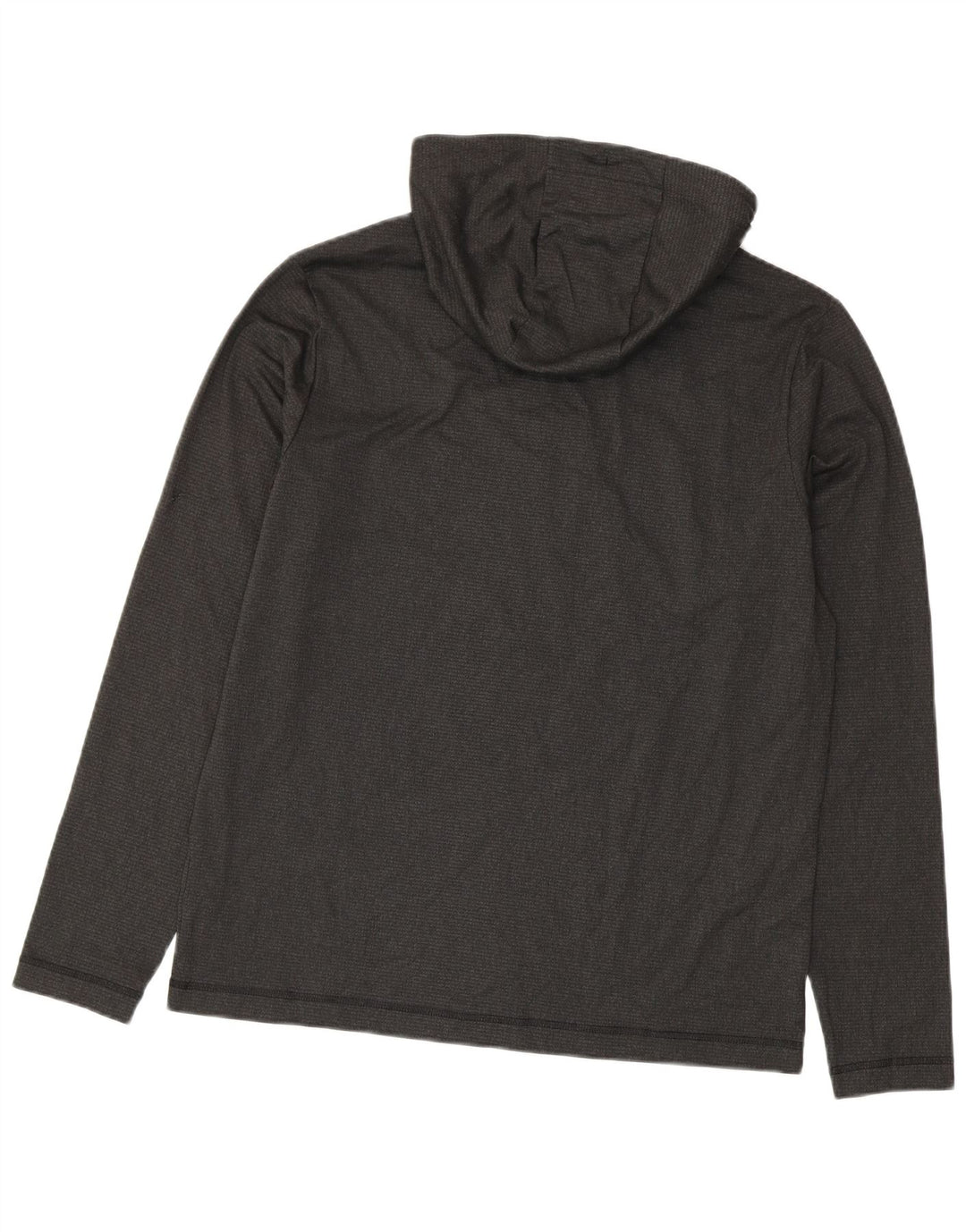 Adidas Hombre Sudadera Con Capucha Manga Larga Poliéster Gris Medio