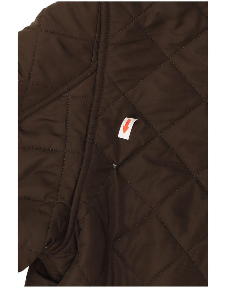 Barbour Chaqueta acolchada para hombre Reino Unido 40 Poliéster marrón grande