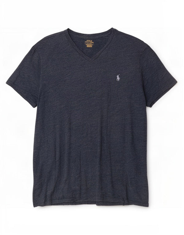 Polo Ralph Lauren Camiseta ajustada personalizada para hombre Top grande azul marino moteado
