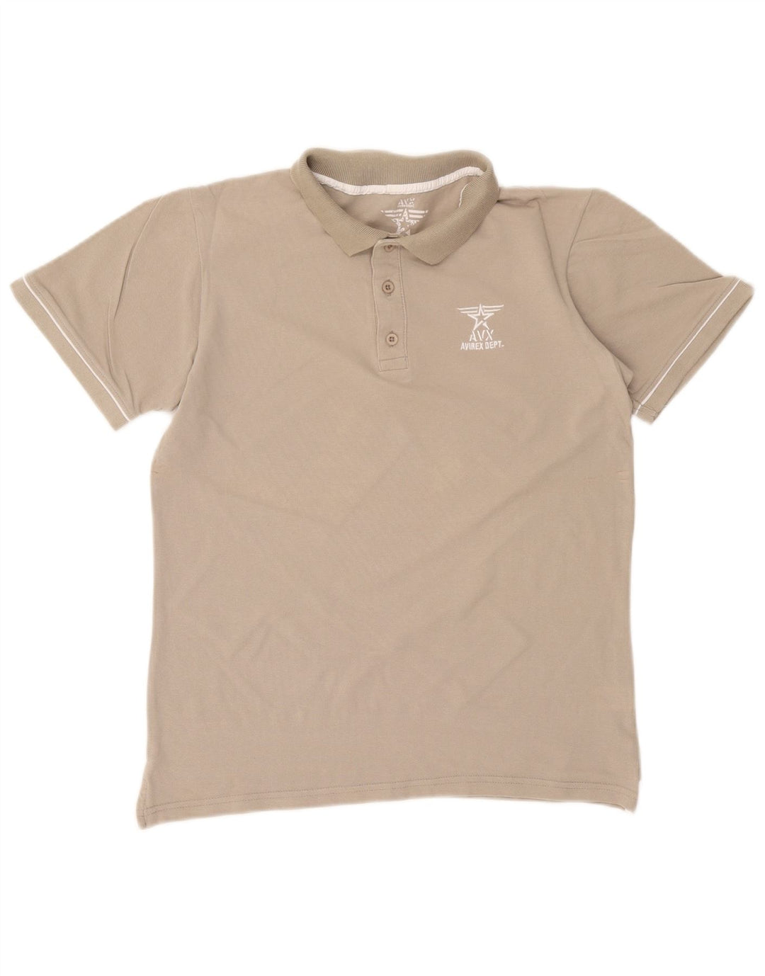 Avirex Polo para mujer UK 40 Algodón gris medio