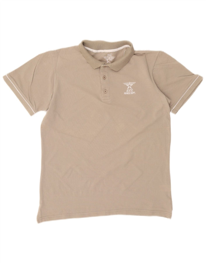 Avirex Polo para mujer UK 40 Algodón gris medio