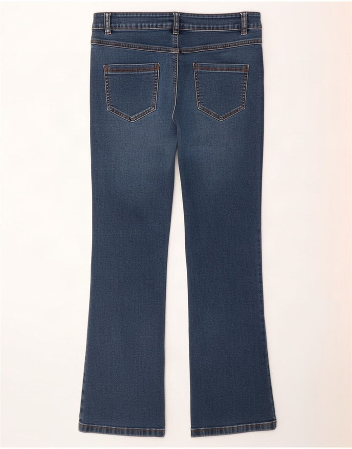 M&Co Vaqueros Bootcut para Mujer UK 12 Medium W30 L28 Algodón Azul