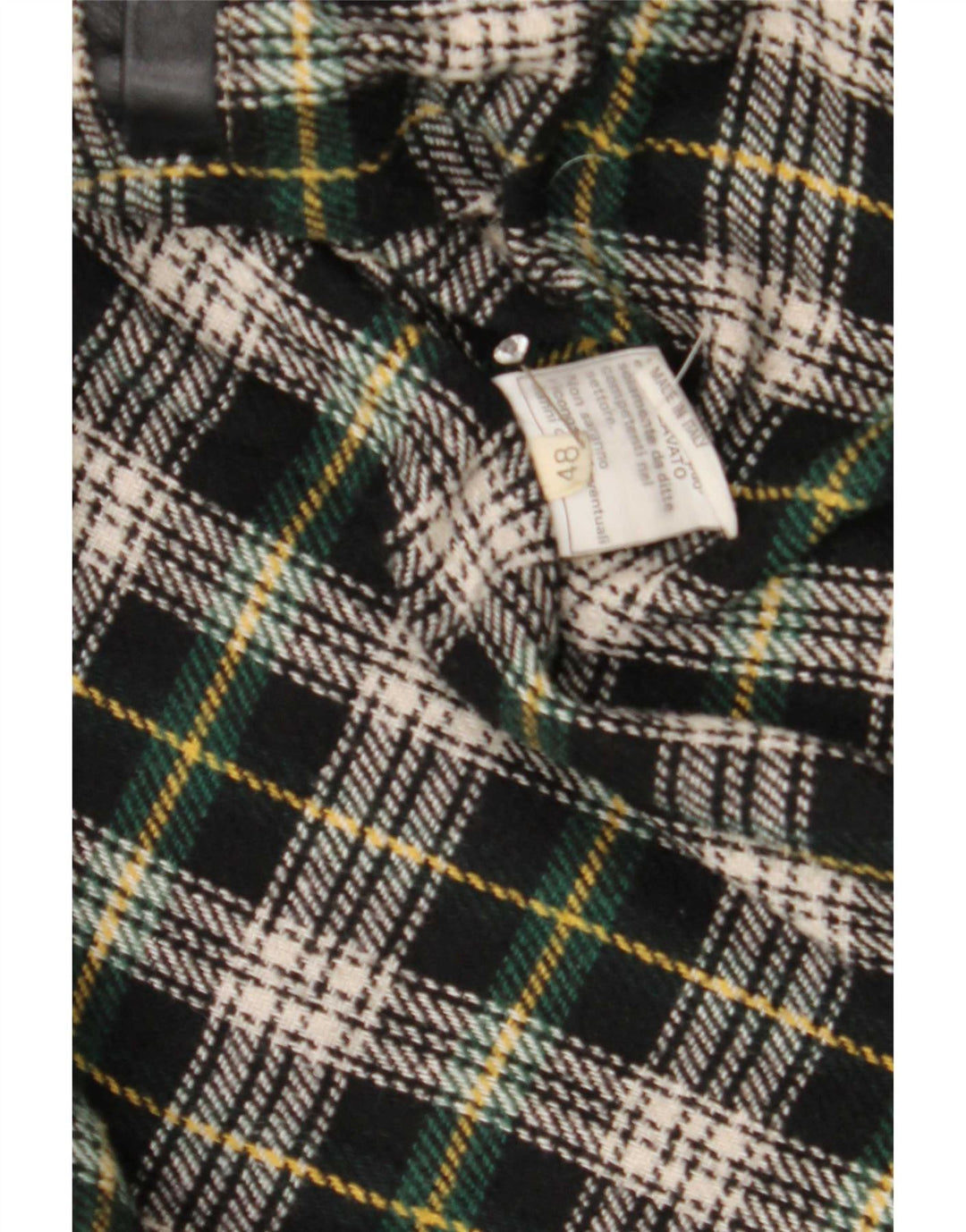 Chaqueta de cuero vintage para hombre Reino Unido 48 4XL Negro