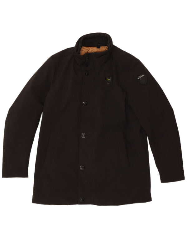 Blauer Chaqueta acolchada para hombre UK 40 Large Nylon negro
