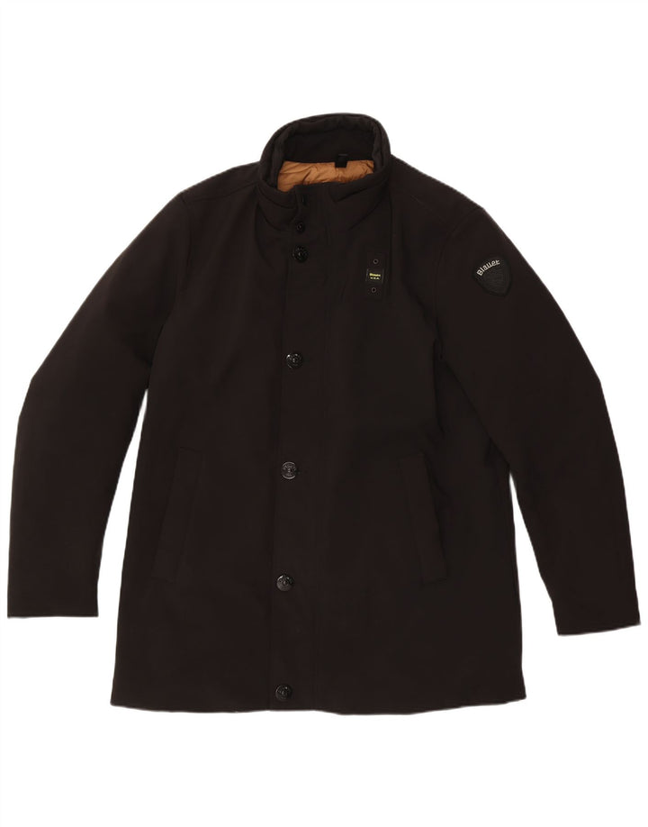 Blauer Chaqueta acolchada para hombre UK 40 Large Nylon negro