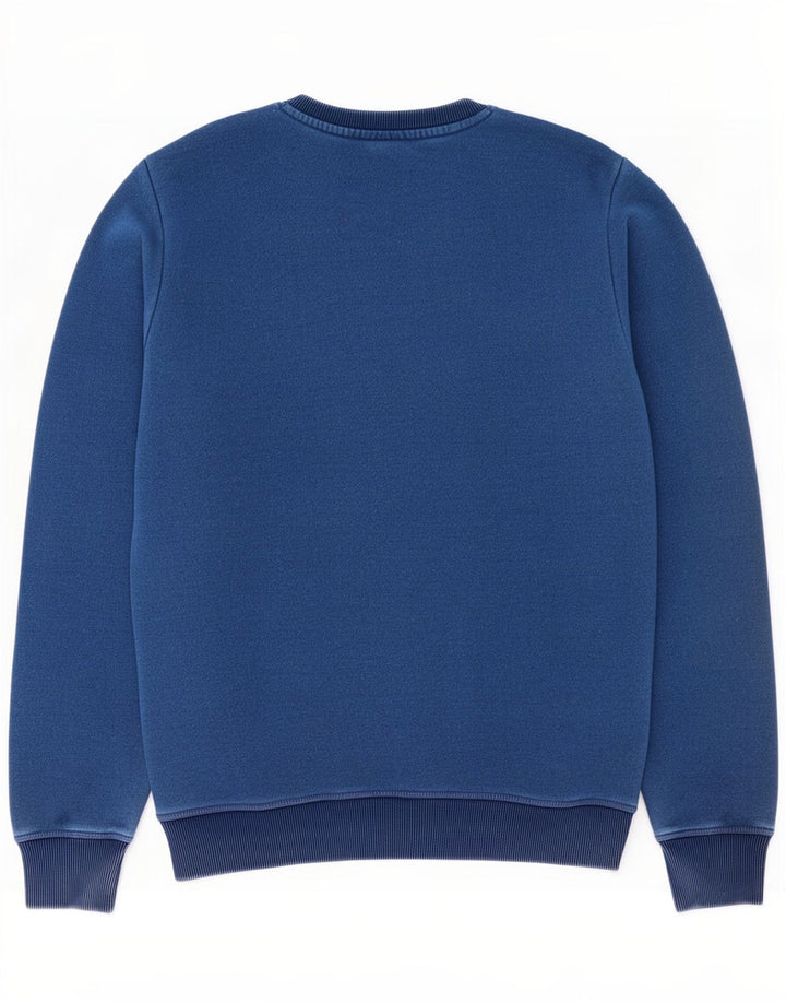 Superdry Hombre Sudadera Jumper Medium Azul Marino Algodón