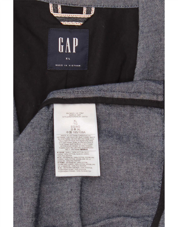 Gap Chaqueta tipo blazer de 2 botones para hombre UK 42 XL Algodón azul marino