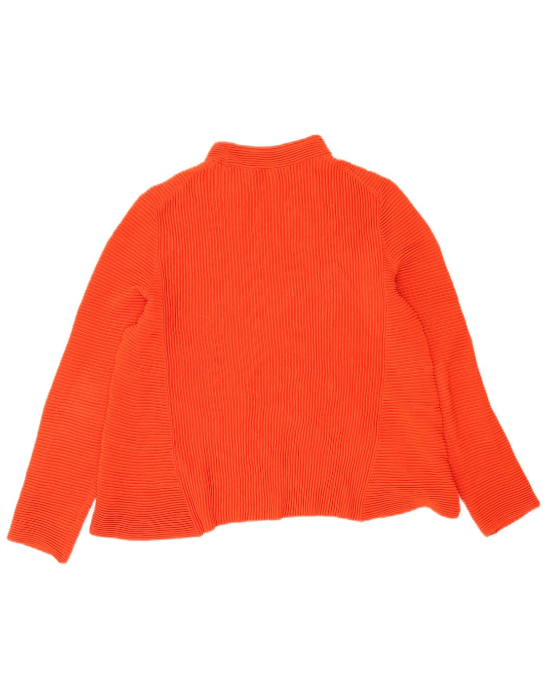 Cos Top Mujer Manga Larga UK 10 Pequeño Algodón Naranja