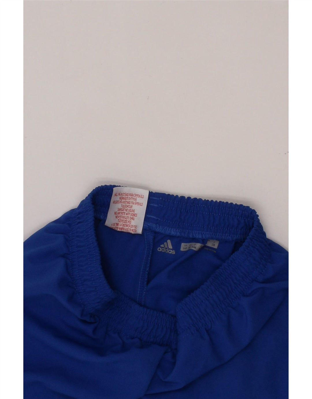 ADIDAS Boys Leinster Rugby Sport Shorts 5-6 años Azul Poliéster