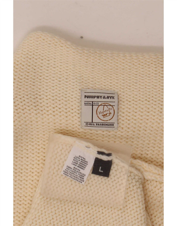 Murphy & Nye Camiseta sin mangas para mujer Reino Unido 40 Grande Lana blanca