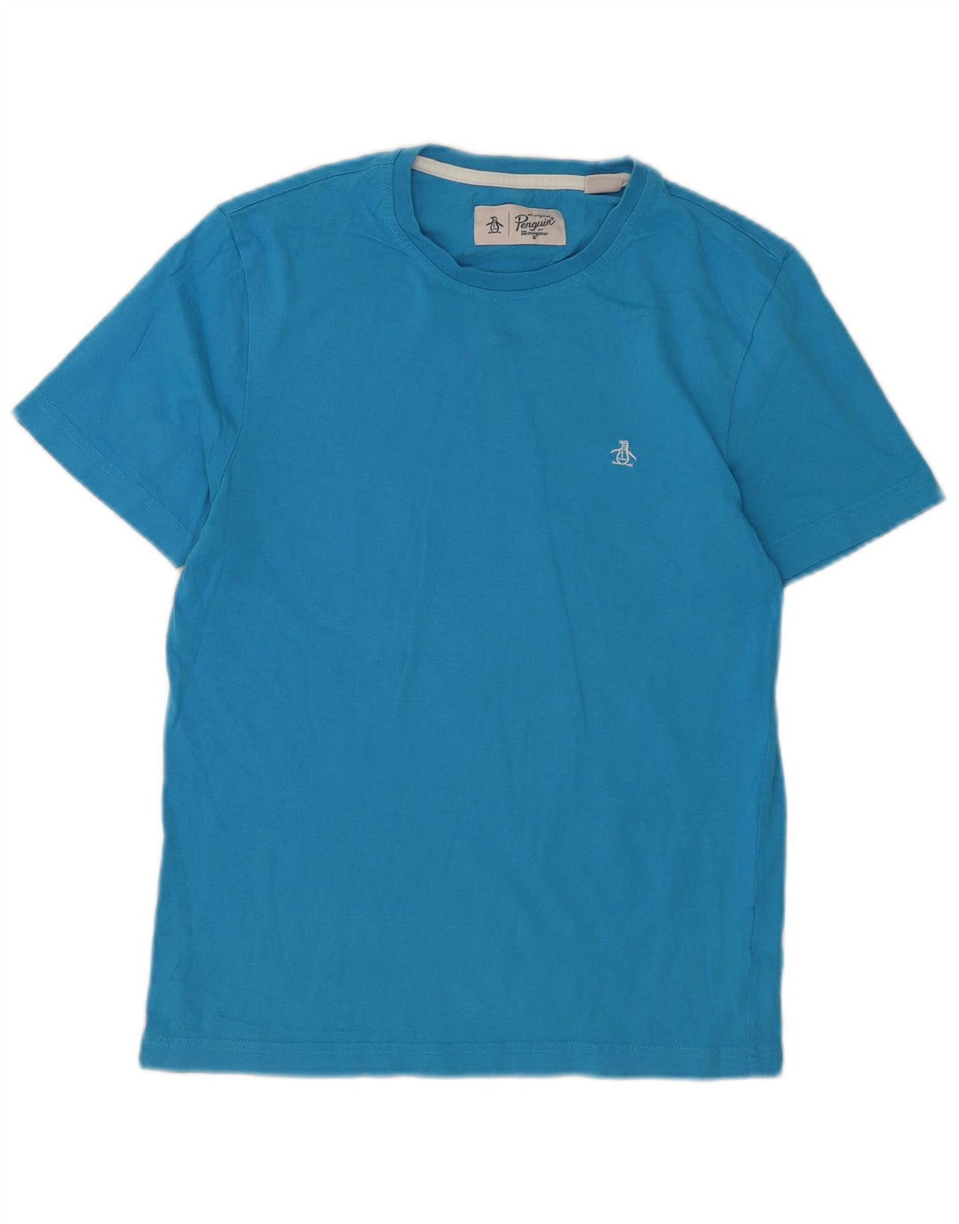 Camiseta Penguin Hombre Top Small Azul Algodón